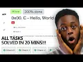 0x00 C - Hello World Full Solution 200 Explained