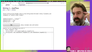 CodingBat - String1 24