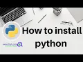 How to install python setup