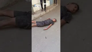 فيديو يوثق تعاطي شاب للمخدرات في منطقة فيصل محافظة الجيزة 