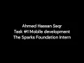 Task in Mobile Development intern at The Sparks Foundation Basic Banking App
