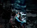 Download Lagu The Captured Mermaid and the Moonlit Storm  in the wooden deck 2🌊 #mermaid #mermaidcommunity