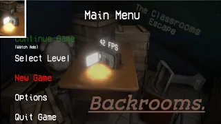 The Classrooms Escape Level 5 Backrooms Gameplay Walkthrough