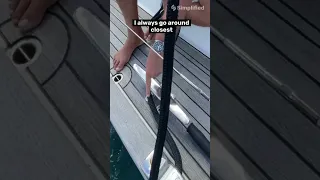 OXO Method for Tying a Line to a Cleat #shorts