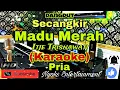 Download Lagu SECANGKIR MADU MERAH - Itje Trisnawati (Karaoke) Dangdut Live Band || Nada Pria || A minor