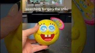 unboxing spongebob blind boxes til we find GARY 