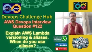 AWS Devops Interview Q122 Explain AWS Lambda versioning aliases When do you use aliases