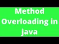 20 Method Overloading in java Urdu 07-01-2020