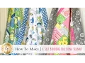 How to Make a Self-Binding Receiving Blanket a Shabby Fabrics Quilt Sewing Tutorial