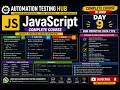JavaScript Complete Course in Hindi Day 9 Non-Primitive Data Types Object Array Function