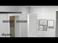 skysen 6 6FT Heavy Duty Sliding Barn Door Hardware Single Track Bypass Double Door Kit Black Reviews
