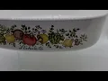 CORNING WARE Spice Of Life 8 X 8 X 1 Dish A-8-B Casserole Dish VTG USA