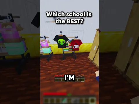 Which Minecraft School Is the BEST? #minecraft #shorts