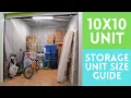 Storage Unit Size Guide 10x10 Unit How to Pack Your Storage Unit Green Storage Canada