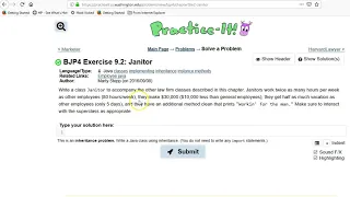 Building Java Programs Chapter 9 Exercise 9 2 Janitor