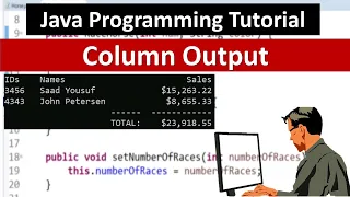 Column Output Java Console Application Java printf Java Tutorial NEW 2020