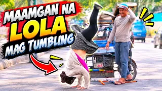 MAANGAS NA LOLA "PUBLIC PRANK" | Gulat sila ang galing pala mag breakdance ni lola