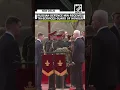 Lagu Russian Defence Minister Andrey Belousov inspects Tri-Services Guard of Honour