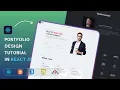 React Responsive Portfolio Website Tutorial For Beginner