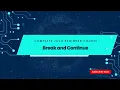 Java Break and Continue Statement New