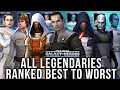 ALL Legendary Characters Ranked Best to Worst in Star Wars: Galaxy of Heroes