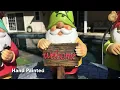 Three Adorable Solar Garden Gnome Statues