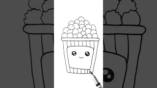 How to Draw Popcorn