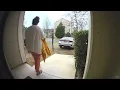 Woman Trips and Farts In Front of Doorbell Camera - 1351388