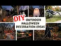 101 DIY Outdoor Halloween Decoration Ideas for Yards Porches and Front Entrances