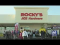 Grand reopening of Rocky s Ace Hardware on Springfield Street