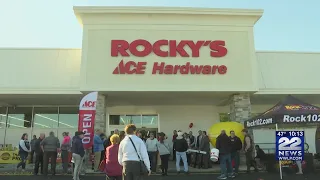Grand reopening of Rocky s Ace Hardware on Springfield Street