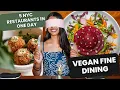 5 NYC Vegan Fine Dining Restaurants in 1 day Award Winning Venues
