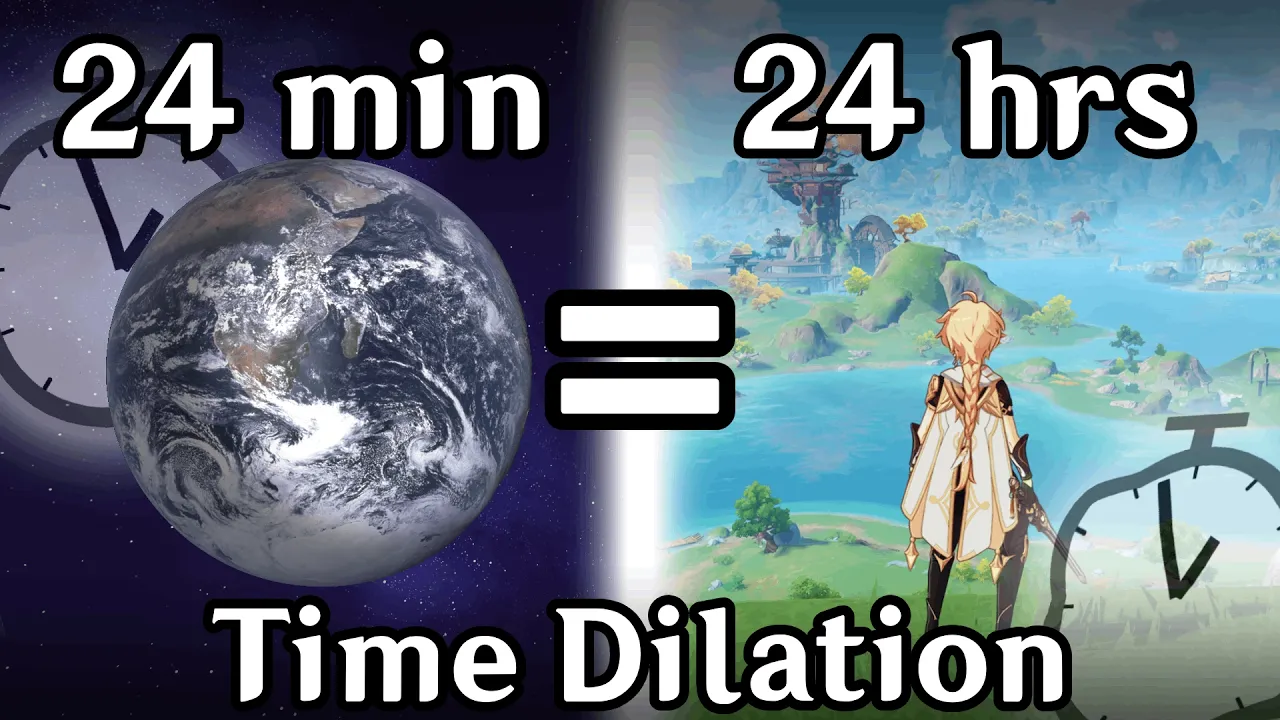 Relativity and Time Dilation in Genshin Impact
