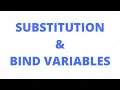 Use of Substitution Variables in Oracle SQLPLUS commands DEFINE UNDEFINE PROMPT ACCEPT