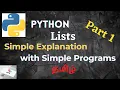 Python Lists in Tamil Python Tutorial for Beginners - Python Series Part 10