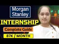 Morgan Stanley Internship 87k Stipend Aptitude Resources morganstanley