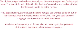  requested cookie run chili pepper cookie vore and rebirth vore pov