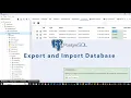 How to export and import database PostgreSQL 2024