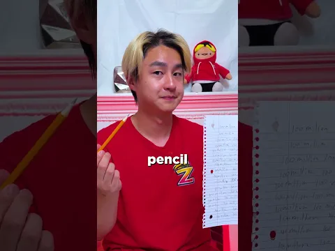 Writing 100 Million Until My Pencil Disappears! 📝 #challenge
