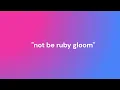 Not Be Ruby Gloom Thanks Cancelled for memories