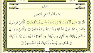 ماهر المعيقلي سورة البقرة كاملة مكتوبة HD  ماهر المعيقلي سورة البقرة كاملة مكتوبة HD