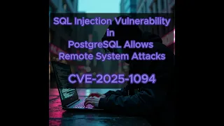 SQL Injection Vulnerability in PostgreSQL Allows Remote System Attacks - CVE-2025-1094