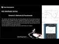VCE Methods Series - Newton s Method and Pseudocode