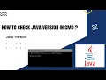 How to check Java version in CMD Automation - Community