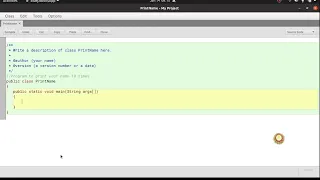 Java Programming - Print your name 10 times