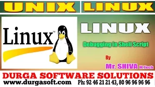 Linux Unix Tutorial Debugging in Shell Script by Shiva