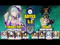 Download Lagu C1 Mizuki Venti Lunar Charged \u0026 C0 Xiao Mono Anemo | Spiral Abyss 5.8 | Genshin Impact 【原神】