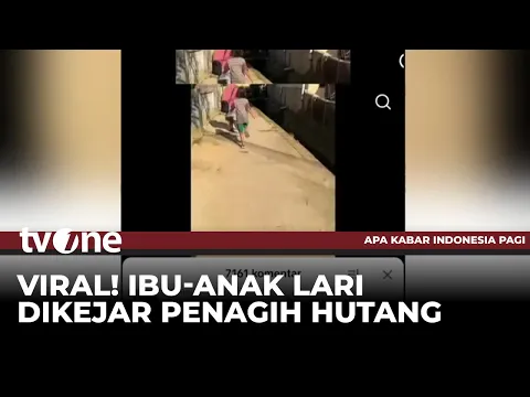 Momen Ibu-ibu Kabur Hindari Tagihan