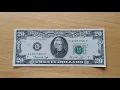 4K 20 Dollar Banknote Series of 1974
