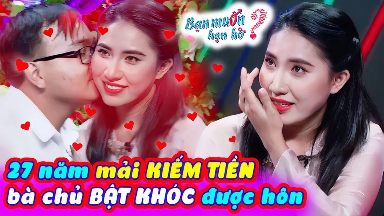 Outline Video Bà chủ quán ốc BẬT KHÓC vì 27 năm bươn chải kiếm tiền mới được Đại Gia U30 ÔM HÔN | Bạn Muốn Hẹn Hò